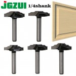 1 pc 1/4 Shank Woodworking Door Frame Router Bits for wood carbide lassical door cabinet bits Engraving Milling Cutte