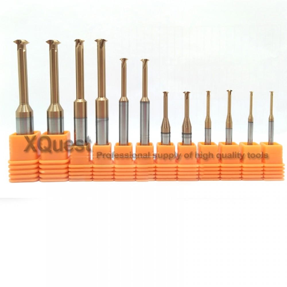 XQuest Tin Solid Carbide Thread Milling Cutter Pith 0.3 - 0.6 0.4 - 0.8 0.5 - 1.0  CNC Single Teeth thread Mill Cutters P 0.75 2