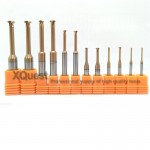 XQuest Tin Solid Carbide Thread Milling Cutter Pith 0.3 - 0.6 0.4 - 0.8 0.5 - 1.0  CNC Single Teeth thread Mill Cutters P 0.75 2