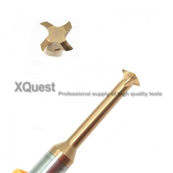 XQuest Tin Solid Carbide Thread Milling Cutter Pith 0.3 - 0.6 0.4 - 0.8 0.5 - 1.0  CNC Single Teeth thread Mill Cutters P 0.75 2