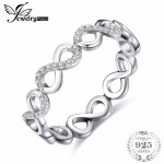 Jewelrypalace 925 Sterling Silver Love Infinity Stacking Ring For Women Best Gifts New Hot Sale As Beatiuful Jewelry