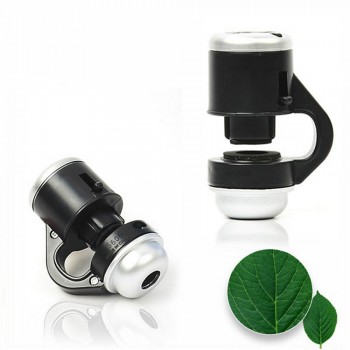 HY 30X LED Zoom Magnification Microscope Lens Universal Smartphone Telescope Camera