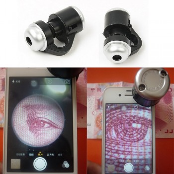 HY 30X LED Zoom Magnification Microscope Lens Universal Smartphone Telescope Camera