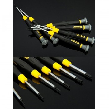 Stanley 1-piece precision mini hexagonal screwdriver 0.9mm 1.3mm 1.5mm 2.0mm 2.5mm 3.0mm micro hexagon key allen drive S2 steel