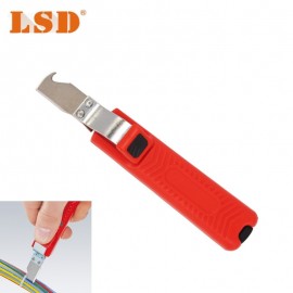 LY25-6 wire stripper knife PVC,rubber,PTFE silicone 8-28mm cable stripping knife mini electrician knife