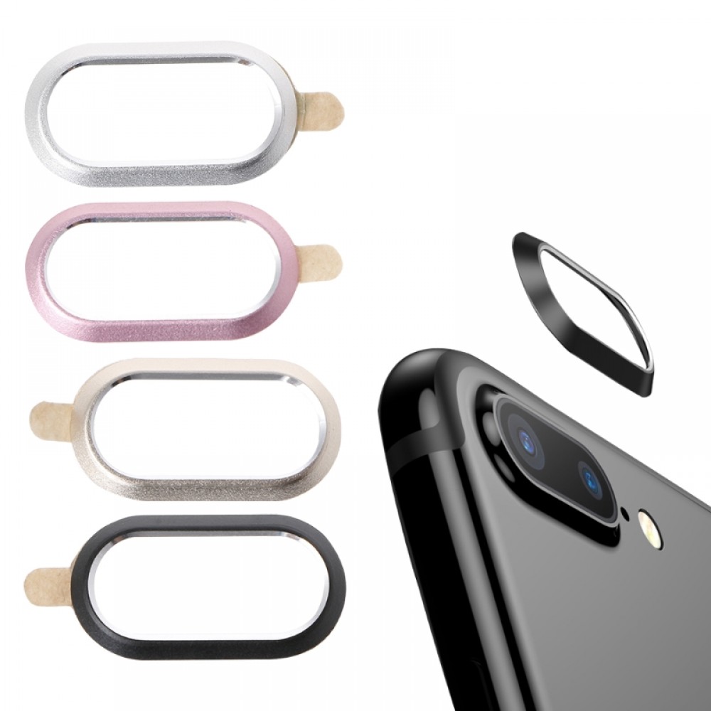 Metal Rear Camera Lens Protective Ring Guard Circle Cover For iPhone 7/8 Plus