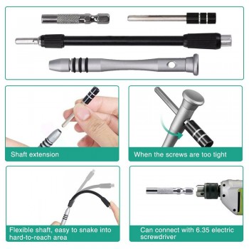 Magnetic Driver Kit Professional Electronics Repair Tool Kit S2 Steel 60 In 1 Precision Screwdriver Kit For IPhone Tablet