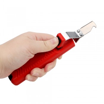 DIYWORK Cable Wire Stripper Knife Adjustable Rubber Handle 8-28mm Cable Stripper Insulation Stripper PVC