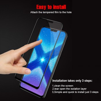 9D Full Screen Protective Glass On The For Huawei Honor 8x 7a Pro Tempered Glass Film For Huawei Honor 7c 7x Protector Glass