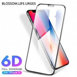 6D Fully covered tempered film for iphone x xs max Protective Glass on iPhone7 8 6s plus xr tempered film