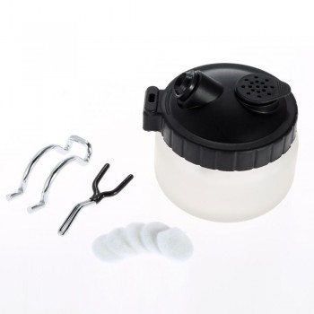 Cleaning Pot Tattoo Tool Paint Supply Manicures Airbrush Holder Filter Jar Bottle Stabilizer Station Glass set Bottles Repair