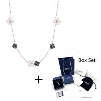 TENY Swa LATISHA Wears Necklace Sterling Silver Original 1:1 High Quality Women Jewelry First Choice Free Package Mail