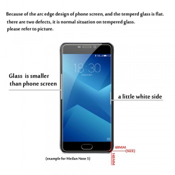 Panbon Original Protective glass on Meizu M6 Note M6S tempered glass film For Meizu M6 Note screen protector Toughened