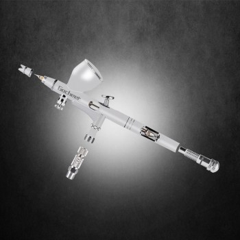Gocheer airbrush gun dual action airbrush set for cakes nails car paint spray gun for modelling  0.2mm/0.3mm/0.5mm Nozzle