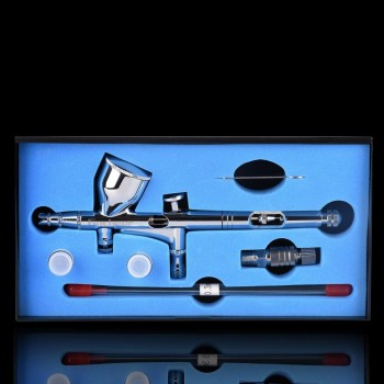 Gocheer airbrush gun dual action airbrush set for cakes nails car paint spray gun for modelling  0.2mm/0.3mm/0.5mm Nozzle