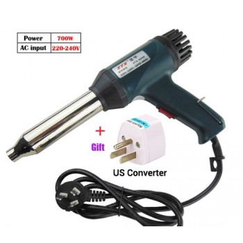 220V 300W 700W 1500W 2000W Heat Gun Industrial Electric Hot Air Gun Kit Professional Heatguns Shrink Wrap Blower Heater