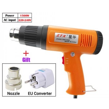 220V 300W 700W 1500W 2000W Heat Gun Industrial Electric Hot Air Gun Kit Professional Heatguns Shrink Wrap Blower Heater