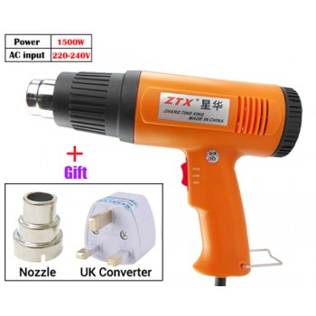 220V 300W 700W 1500W 2000W Heat Gun Industrial Electric Hot Air Gun Kit Professional Heatguns Shrink Wrap Blower Heater