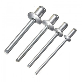 Pop Rivet Tool Riveter Gun with 60Pcs Steel Blind Rivets Repair Tools Kit Heavy Duty Hand Tool Set for Metal Woodworking