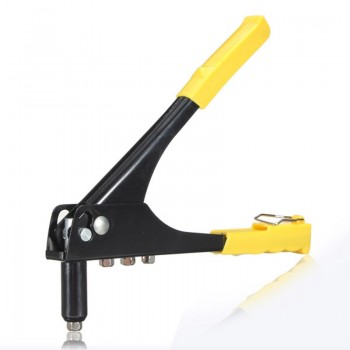Pop Rivet Tool Riveter Gun with 60Pcs Steel Blind Rivets Repair Tools Kit Heavy Duty Hand Tool Set for Metal Woodworking