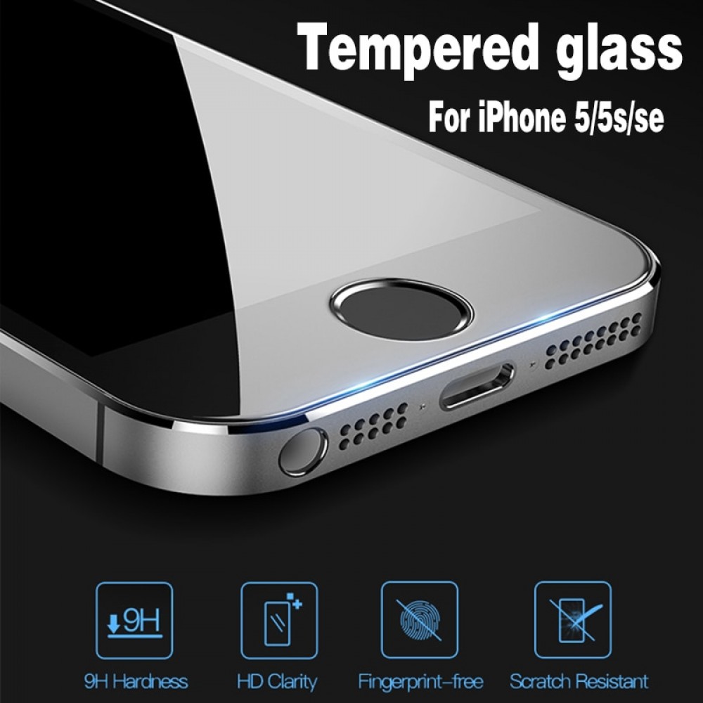 for glass on iphone 5s protective glass for iPhone 5s Scratchproof Explosion-proof screen for iphone se glass 9H HD tempered