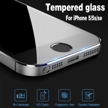 for glass on iphone 5s protective glass for iPhone 5s Scratchproof Explosion-proof screen for iphone se glass 9H HD tempered