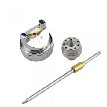 1.4mm/1.7mm/2.0mm Nozzle Replace Nozzle Kit Set For HVLP Spray Gun H-827 Hand Pneumatic Manual Spray Paint Gun