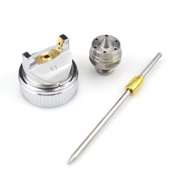 1.4mm/1.7mm/2.0mm Nozzle Replace Nozzle Kit Set For HVLP Spray Gun H-827 Hand Pneumatic Manual Spray Paint Gun