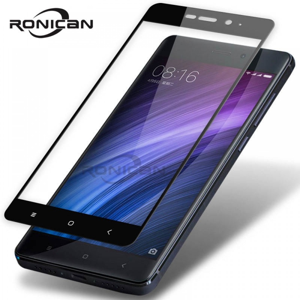 RONICAN Redmi 4 pro glass tempered 2.5D full cover tempered glass Xiaomi Redmi 4 pro prime screen protector Redmi 4 prime glass