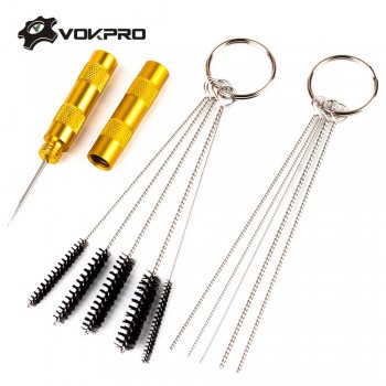 0.2/0.3/0.5mm 3 Airbrush Nozzle Dual Action Airbrush Air Kit With 3Pcs Cheaning Spray Gun Set For Nail Paint Art Air Brush
