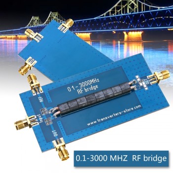 New RF SWR Bridge 0.1-3000 MHZ Return Loss Bridge Reflection Bridge Antenna Analyzer VHF VSWR Return Loss