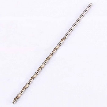 1pc Mayitr HSS Auger Twist Drill Bit Set 2/3/3.5/4/5 mm Diameter160mm Extra Long Straight Shank Drill Bits for Electric Drills