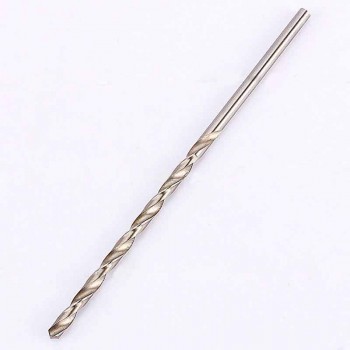 1pc Mayitr HSS Auger Twist Drill Bit Set 2/3/3.5/4/5 mm Diameter160mm Extra Long Straight Shank Drill Bits for Electric Drills