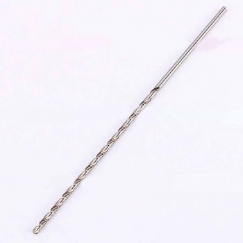 1pc Mayitr HSS Auger Twist Drill Bit Set 2/3/3.5/4/5 mm Diameter160mm Extra Long Straight Shank Drill Bits for Electric Drills