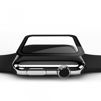 3D Curved Full Cover Tempered Glass For Apple Watch 3 2 1 4 38mm 42mm 40mm 44mm Series Screen Protector Surface Protective Film