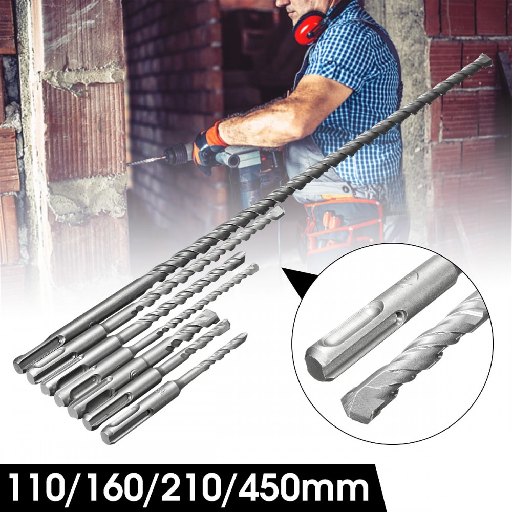 SDS MASONRY Drill Bit Tungsten Carbite Tip Desinged For Concrete /Brick Tipped Concrete Drilling Set Power Tool Accessories