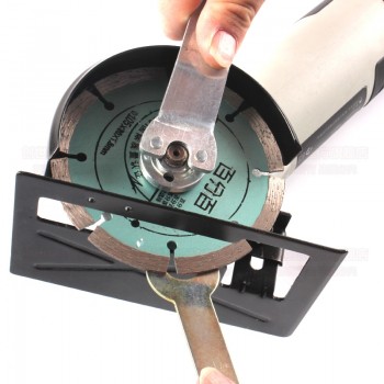 Angle Grinder Machine Stand Handle Holder Wood Stone Metal Cutting Support Power Tools Accessories with A Protective Shield