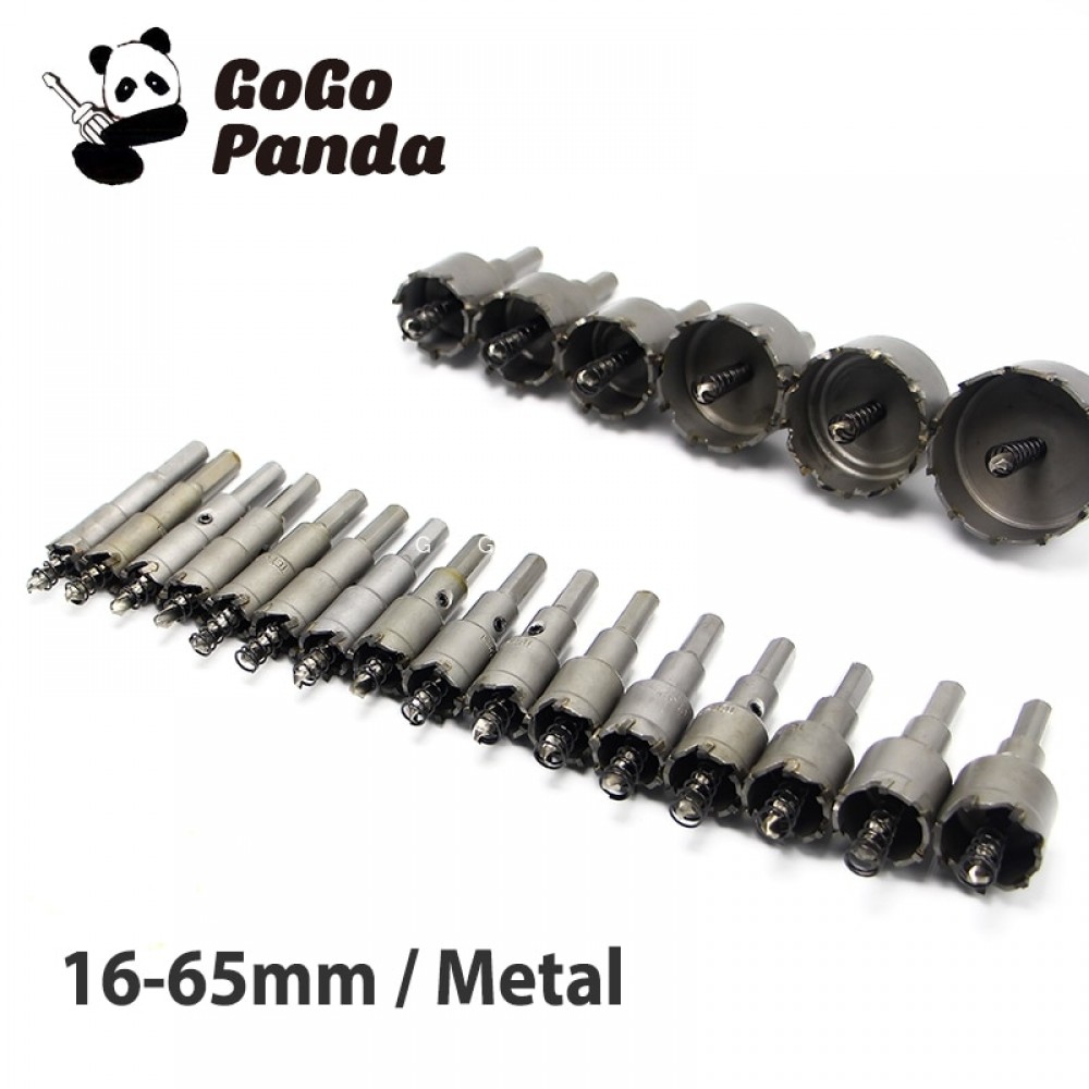 Free Shipping 16-65mm Core Drill Bit Metal Hole Saw Drill Bit for Steel Metal Alloy Cutter Multi tool