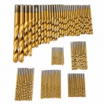 99pcs/set Titanium Coated Drill Bits High Speed Steel HSS Drill Bit Set Tool 1.5mm-10mm For Power Tools