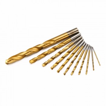 99pcs/set Titanium Coated Drill Bits High Speed Steel HSS Drill Bit Set Tool 1.5mm-10mm For Power Tools