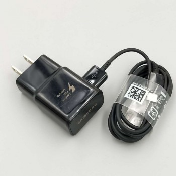 Samsung Galaxy S8 S9 Plus Original Adaptive Fast Charger EU US 9V 1.67A USB Quick Adapter 1M Type C Cable For Note 8 9 A8 2018
