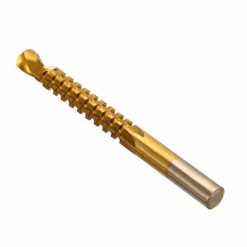 6pcs New 3-8mm Titanium Coated HSS Drill Bit Electric Drill Plastic Metal Hole Grooving Drill Saw Carpenter Woodworking Tools