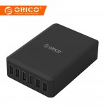 ORICO DCAP USB Charger 5V 2.4A 6 Ports 50W Universal Desktop Travel Charger for Samsung Galaxy S7/S6/Edge,LG,Xiaomi,iPhone