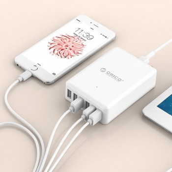 ORICO DCAP USB Charger 5V 2.4A 6 Ports 50W Universal Desktop Travel Charger for Samsung Galaxy S7/S6/Edge,LG,Xiaomi,iPhone