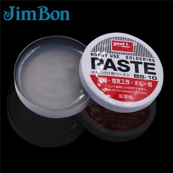 JimBon 1PC 10g Silver Weak Acid Soldering Solder Paste Solder Flux Grease Paste BS-10 4.5cm Semi Solid