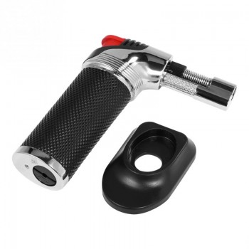 Adjustable Flame Butane Micro Torch Refillable Gas Cigar Lighter Ignition Blow Torch For Outdoor Barbecue Soldering Torch