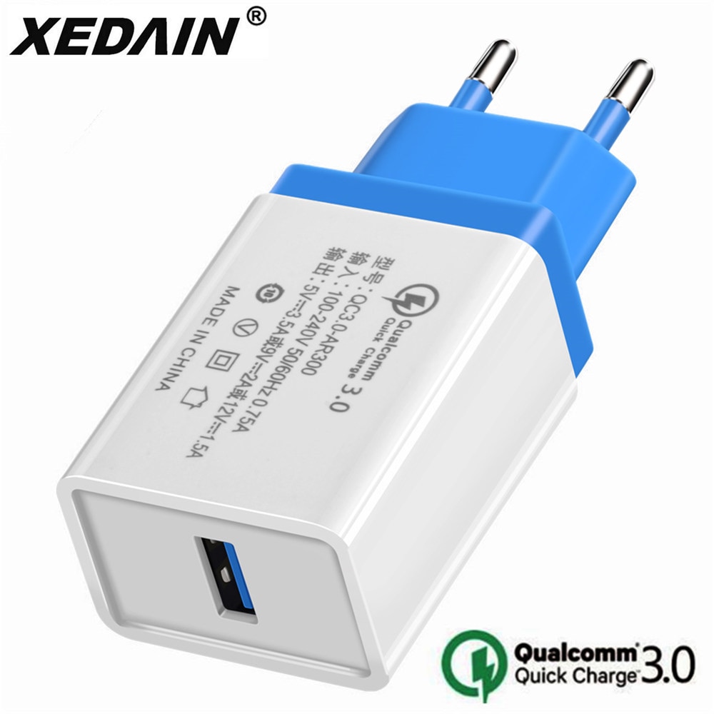 5V 3.5A Quick Charge 3.0 USB Fast Charger EU/US QC3.0 USB Wall Charger Adapter Phone Chargers for iphone X Xiaomi Samsung Huawei