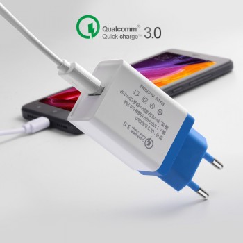 5V 3.5A Quick Charge 3.0 USB Fast Charger EU/US QC3.0 USB Wall Charger Adapter Phone Chargers for iphone X Xiaomi Samsung Huawei