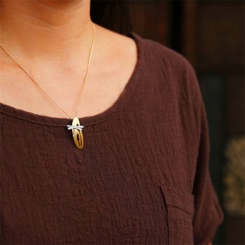 Lotus Fun Real 925 Sterling Silver Handmade Fine Jewelry Leaf and Dragonfly Design Pendant without Necklace for Women Acessorios