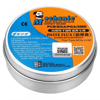 DIYWORK MCN-UV80 Paste Flux No-clean Soldering Tin BGA Solder Flux Electric Soldering Iron Welding Fluxes For PCB/BGA/PGA/SMD